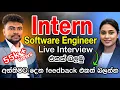 Intern Software Engineer Live Interview