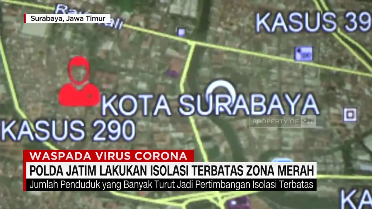 Surabaya, tvOnenews.com - Pasien positif Covid-19 di Jawa Timur naik tajam per Jumat (3/4/2020). Set. 