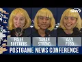 Paige Bueckers Azzi Fudd and Sarah Strong rock CD inspired wigs after UConn s historic win SNY