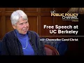 Free Speech at UC Berkeley with Chancellor Carol Christ -