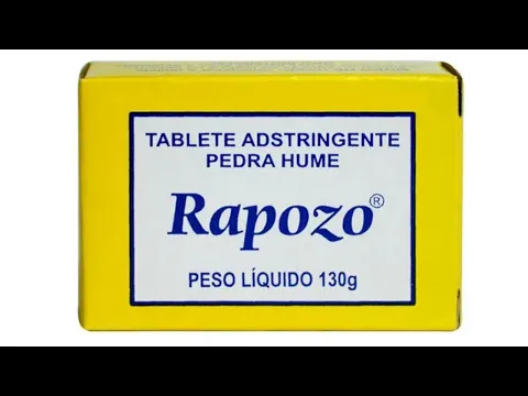 Download MP3 Pedra Hume Rapozo - Tablete Adstringente 130g - Original (Pedra Cicatrizante e Desodorante Detox)
