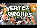 Vertex Groups and UVs - Geometry Nodes 101