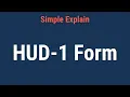 What Is a HUD-1 Form and How Is It Used