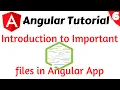6 Introduction to Important files in Angular App - Tamil TechSha