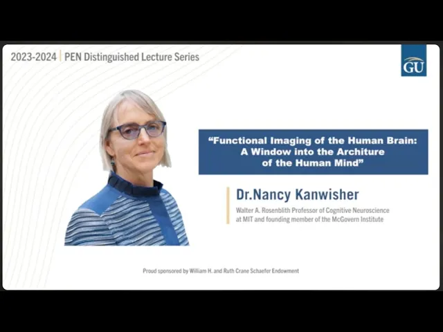 PEN DLS Series: Dr. Nancy Kanwisher