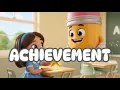 ACHIEVEMENT Meaning for Kids Learn English Vocabulary Word of the Day