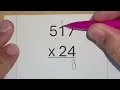 Multiplying Using the Standard Algorithm