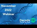 DecodeME Webinar November 2022