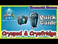 ASA Cryopod Cryofridge Update Quick Guide