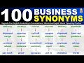 Learn 100 BUSINESS Synonym Words in English To Upgrade Your English Vocabulary