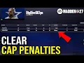 How to Clear Cap Penalties In Madden 27 Cap Space