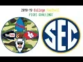 SEC Football challenge WEEK 3 CLOSED