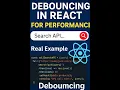 Debouncing in React One of the Best Performance Optimization Techniques