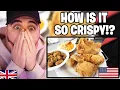 Brit Reacts to European Tries Real Southern Fried Chicken in America!