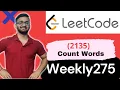 Count Words obtained after adding a letter LeetCode 2135 Weekly LeetCode-275 C