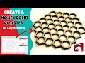 Lightburn Projects How to Create a Honeycomb Coaster