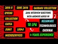Java Interview Questions Asked in Hexaware Technologies Chennai