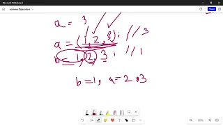 Lec 17 - Comma Operators in C how to use comma operators comma sepeartor and comma operator in C