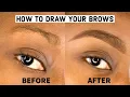 HOW TO EASY EYEBROW TUTORIAL FOR BEGINNERS WITH PENCIL LADE KEHINDE