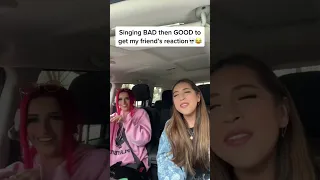 Singing BAD To Get My FRIEND S REACTION 