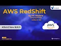AWS RedShift Online Training Recorded Demo Session by Visualpath