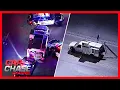FULL POLICE CHASE Woman steals truck runs across active freeway into a Denny s Car Chase Channel