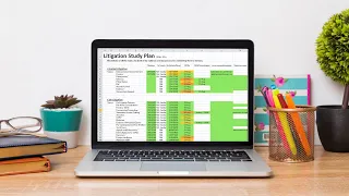 How to create the perfect STUDY PLAN using Excel Step by step plan to A grades LPC
