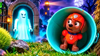 Игрушки Мегащенки отправились искать Скай на маяк с привидениями в Хэллоуин