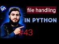 Python File Handling in Pashto Open Read Write Files Python Tutorial