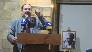 قراءة الشاعر وليد الصراف في بيت الشعر المصري بحضور الكبير أحمد عبد المعطي حجازي 