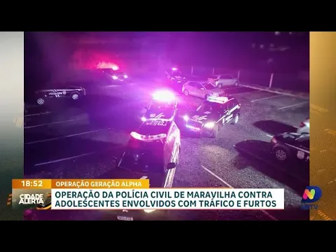 Operação Geração Alpha: Polícia Civil em ação contra adolescentes em Maravilha