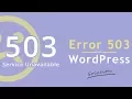 Error 503 - Service Unavailable SOLUCION