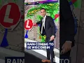 Friday and Saturday Rain Headed to SE Wisconsin