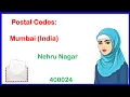 Postal Code of Nehru Nagar Mumbai City of India List of Zip Code