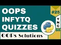 Infytq Object Oriented Programming Using Python Quizzes YouthNationCoders