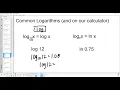 Evaluating Logarithmic Functions in Base 10 or Base e
