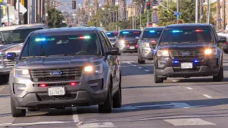 LAPD Metro Units Responding Code 3 x9