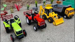 Dumper Truck Loader Full Cline Washing 😱🔥 Super Jcb 3DX ￼Sonalika 385 Di Tractor Washing Video 