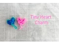 Rainbow Loom New Easy Tiny Heart Charm Tutorial