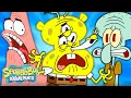 Lagu SpongeBob Can't Stop Copying! 😱 Full Scene | SpongeBob