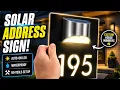 Custom Solar Address Sign Bright House Numbers Review