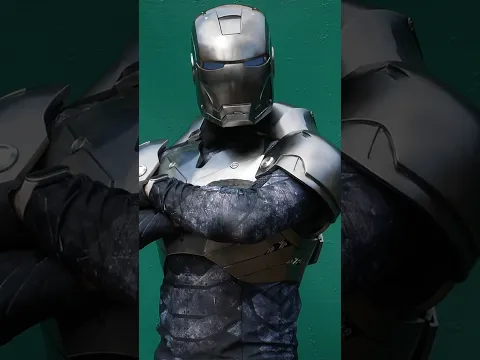 Creating professional metal finished Iron Man parts using garage skills