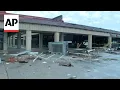 Strong thunderstorms cause damage in Katy Texas