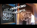 chalkboard timeleapse HAPPY EASTER