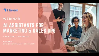 Webinar: Generative AI Assistants for Marketing & Sales Operations | navan.ai | Top AI Agents