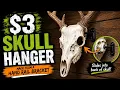 How to mount a euro deer skull DIY Hanger