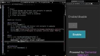How to Assert Disabled Tutorial Selenium TestNG Java