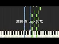 蕭煌奇 Ricky Xiao 上水的花 The Most Beautiful Flower 鋼琴教學 Synthesia 琴譜