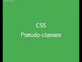 CSS Pseudo Classes Selectors Khmer