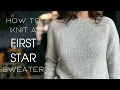 Your First Sweater Can Look This Good top-down seamless